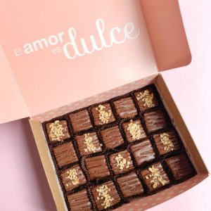Caja para 20 minibrownies