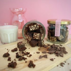 Frasco por 21 cubitos brownie