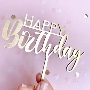 Topper happy birthday