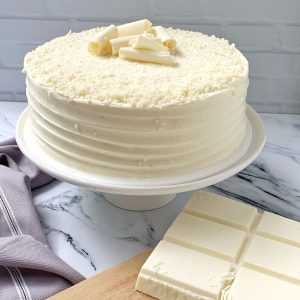 Torta genovesa chocolate blanco